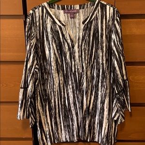 Gloria Vanderbilt Tunic Top Size L